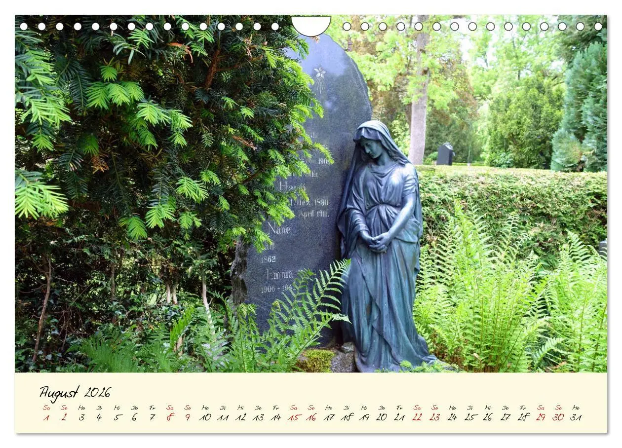 Bild: 9783457694206 | Friedhöfe - Orte der Ruhe und des Gedenkens (Wandkalender 2026 DIN...