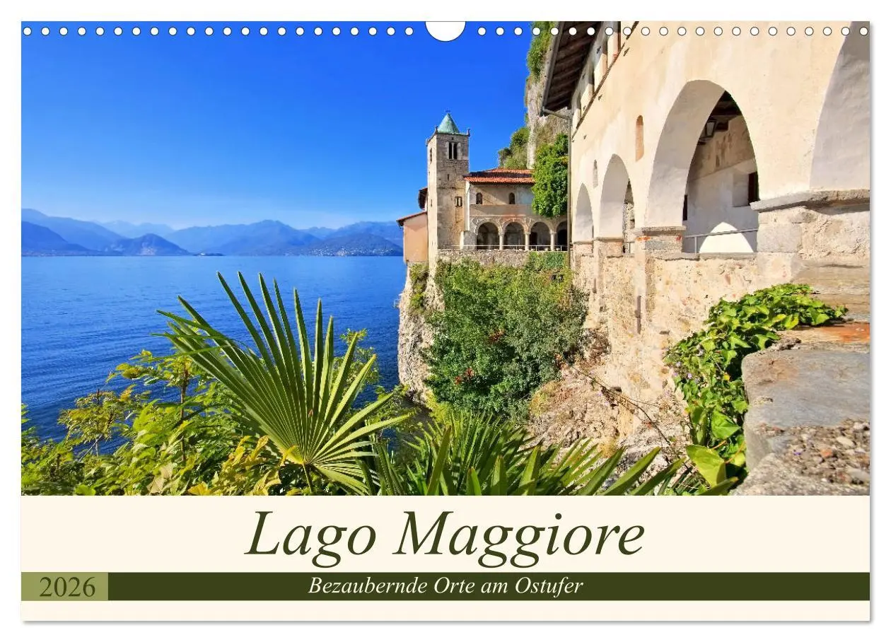 Cover: 9783457834206 | Lago Maggiore - Bezaubernde Orte am Ostufer (Wandkalender 2026 DIN...
