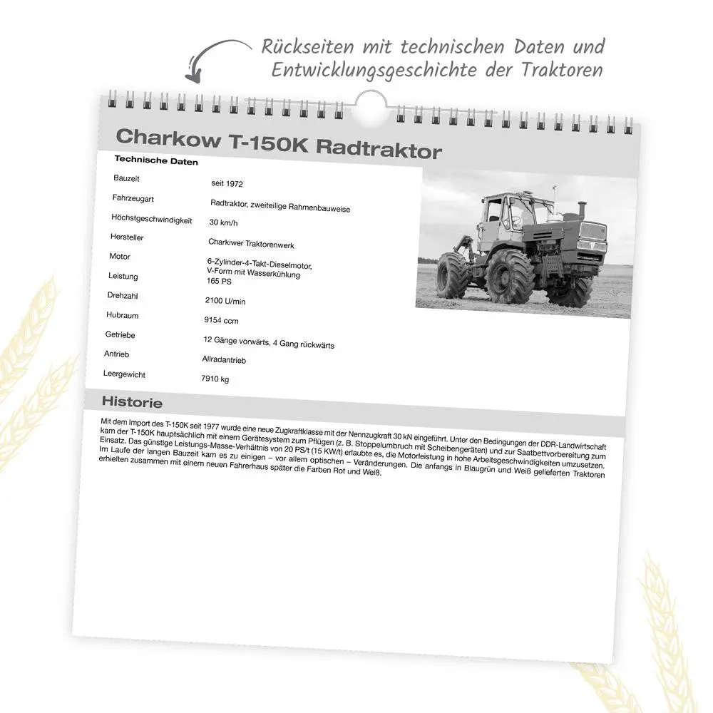 Bild: 9783988024206 | Trötsch Technikkalender DDR-Traktoren 2026 | KG | Kalender | XXIV