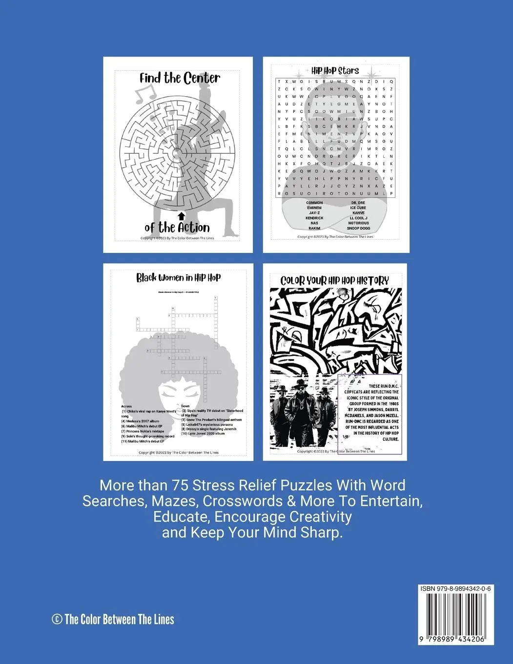 Rückseite: 9798989434206 | Brain Games Teen Activity Book | Hip Hop Edition | Esther L Dillard
