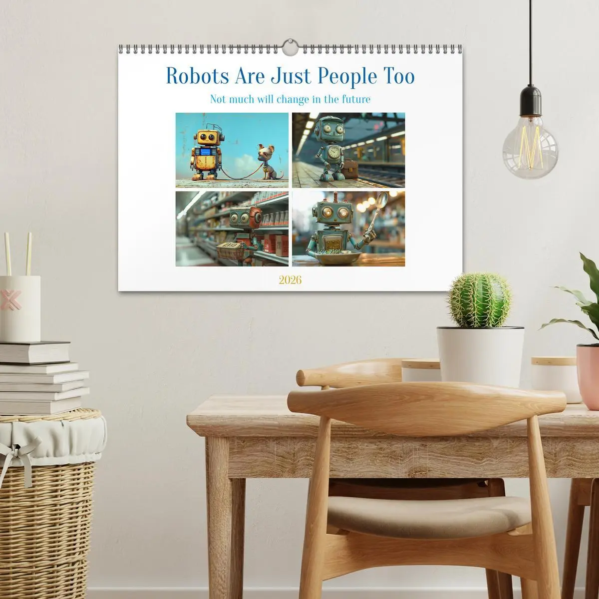 Bild: 9783516534306 | Robots Are Just People Too (Wall Calendar 2026 DIN A3 landscape),...