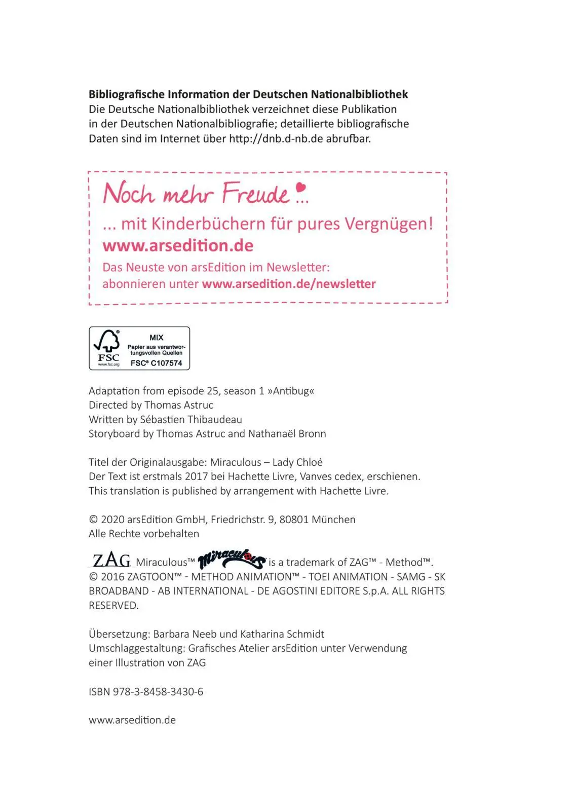 Bild: 9783845834306 | Miraculous - Lady Chloé (Miraculous 8) | Barbara Neeb | Buch | 96 S.