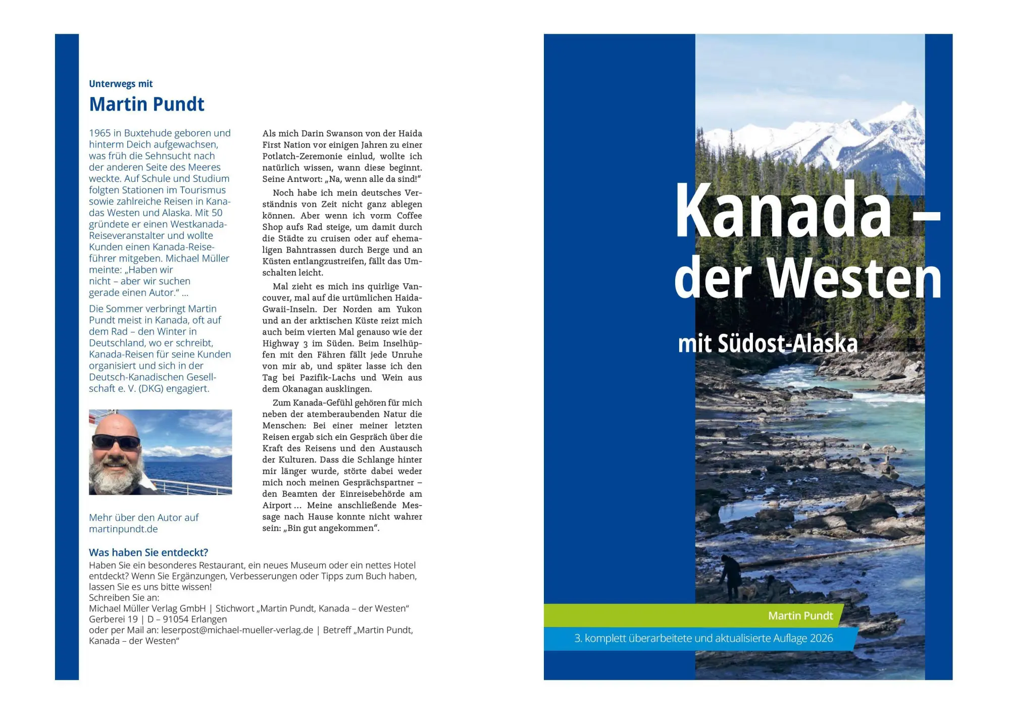 Bild: 9783966854306 | MICHAEL MÜLLER Reiseführer Kanada - der Westen | Martin Pundt | Buch