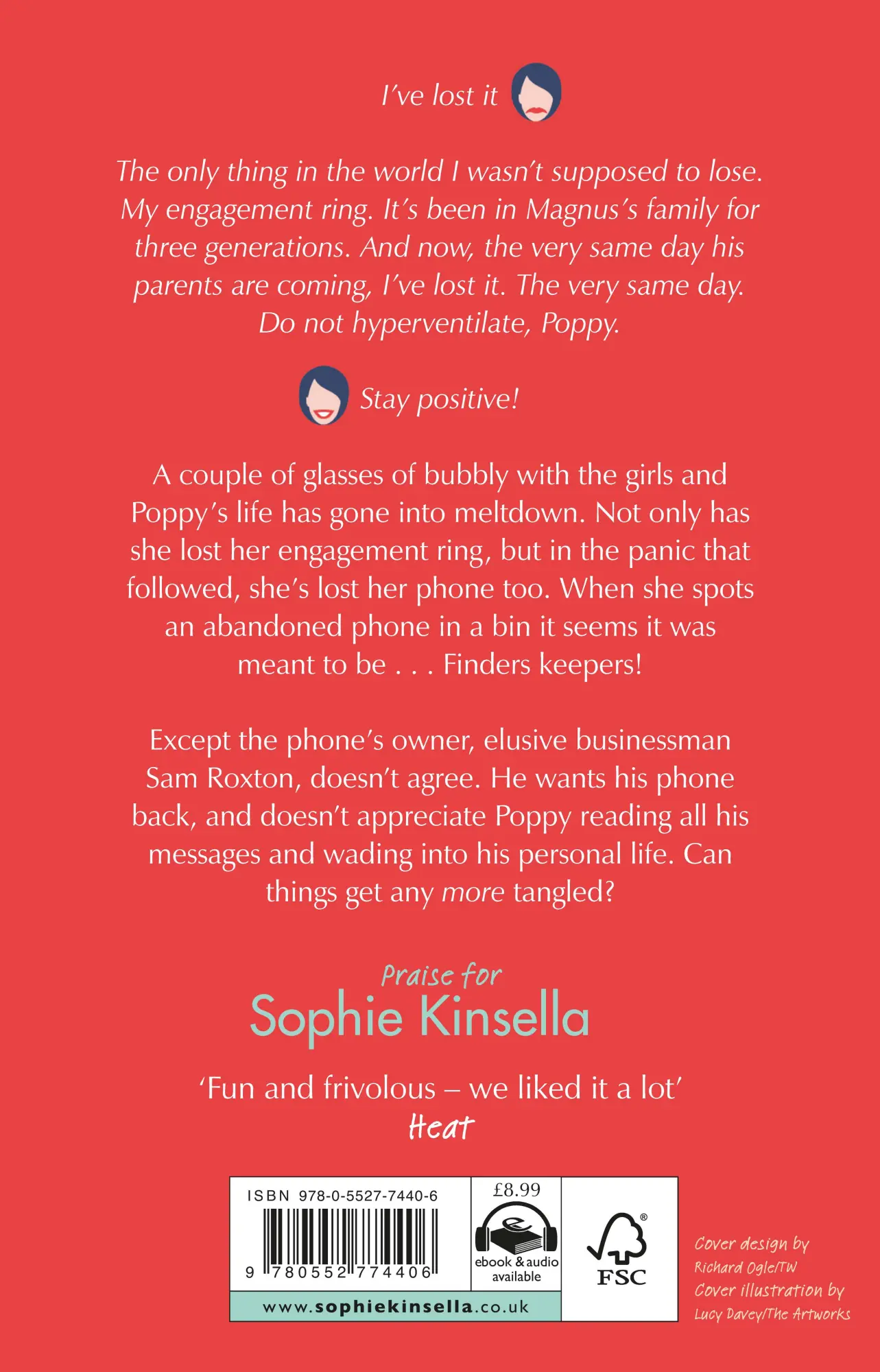 Rückseite: 9780552774406 | I've Got Your Number | Sophie Kinsella | Taschenbuch | Englisch | 2013