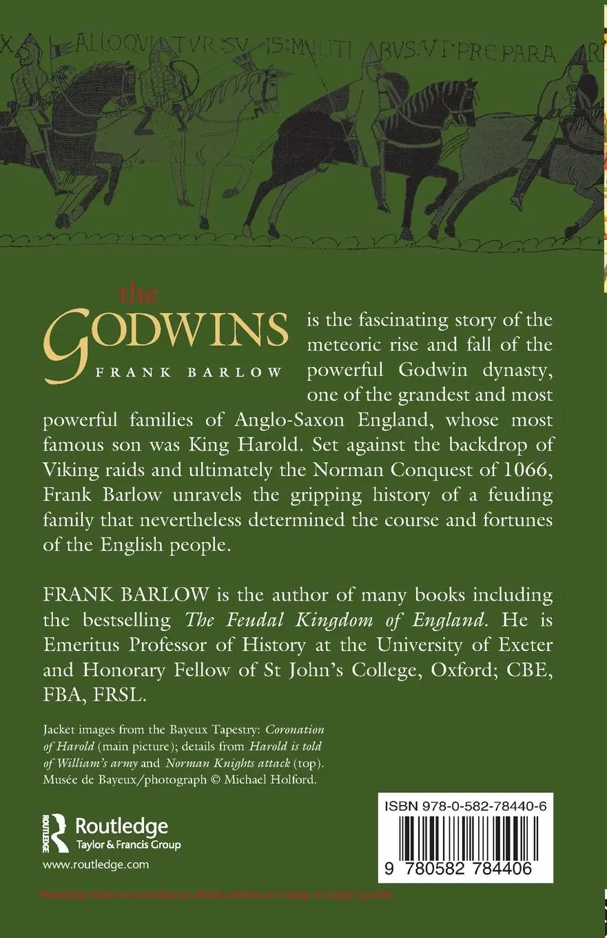 Rückseite: 9780582784406 | The Godwins | The Rise and Fall of a Noble Dynasty | Frank Barlow