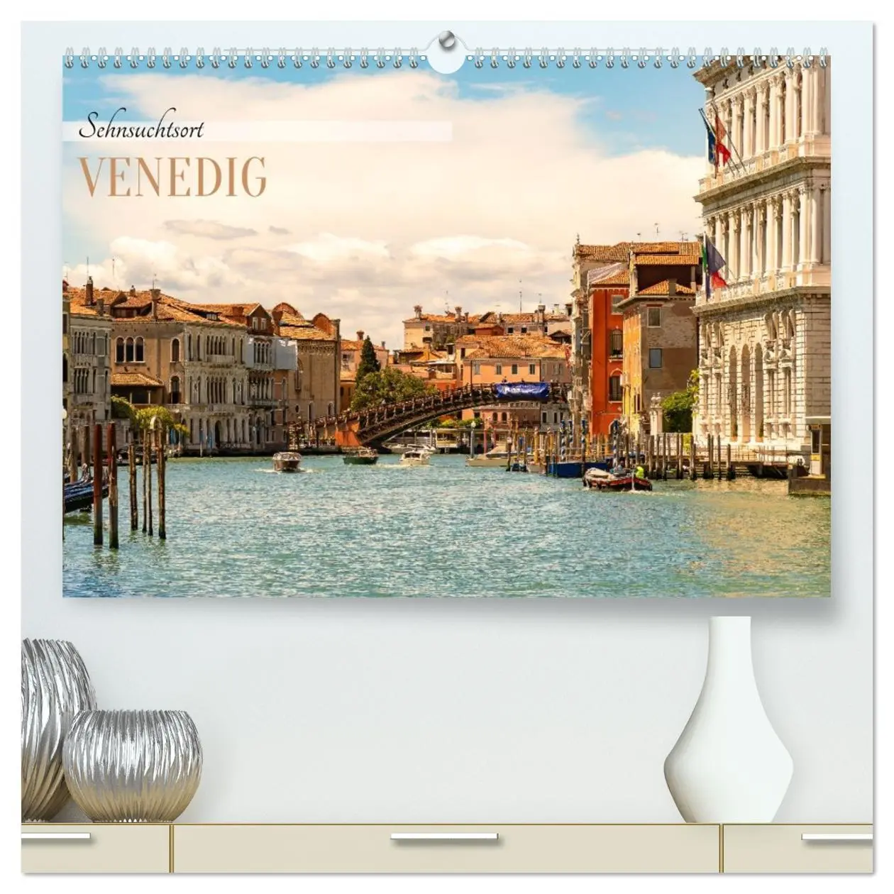 Cover: 9783457294406 | Sehnsuchtsort Venedig 2026 (hochwertiger Premium Wandkalender 2026...