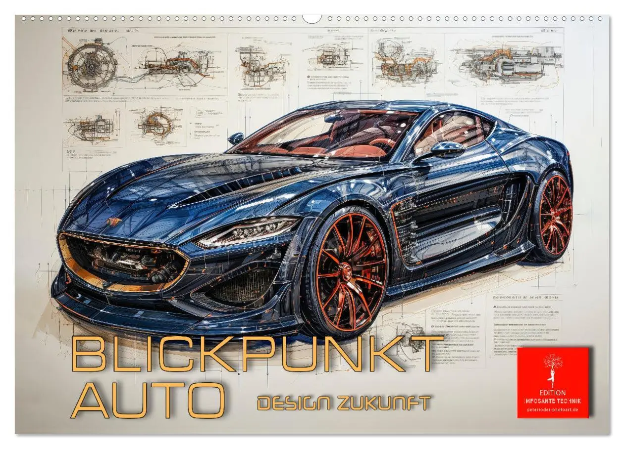 Cover: 9783457504406 | Blickpunkt Auto Design Zukunft (Wandkalender 2026 DIN A2 quer),...