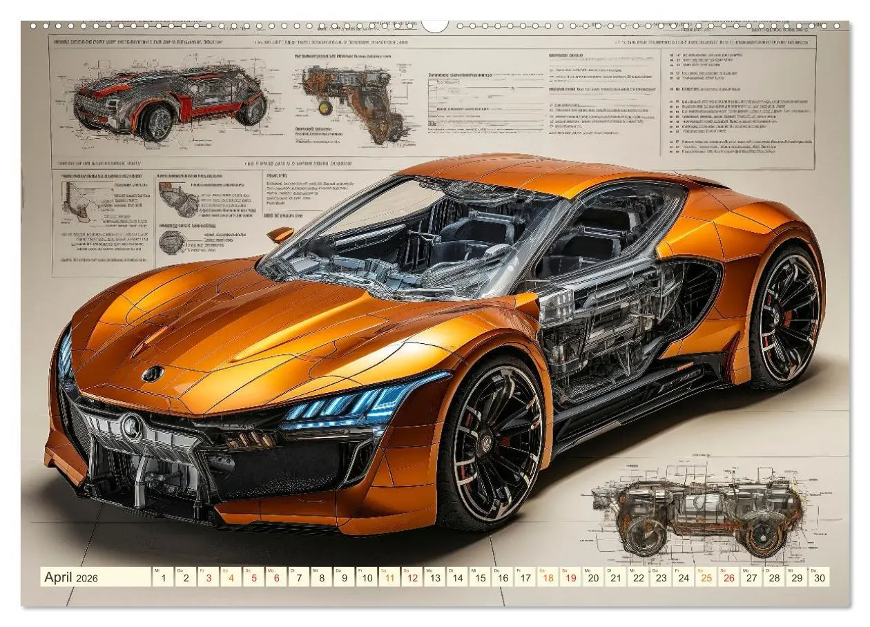 Bild: 9783457504406 | Blickpunkt Auto Design Zukunft (Wandkalender 2026 DIN A2 quer),...