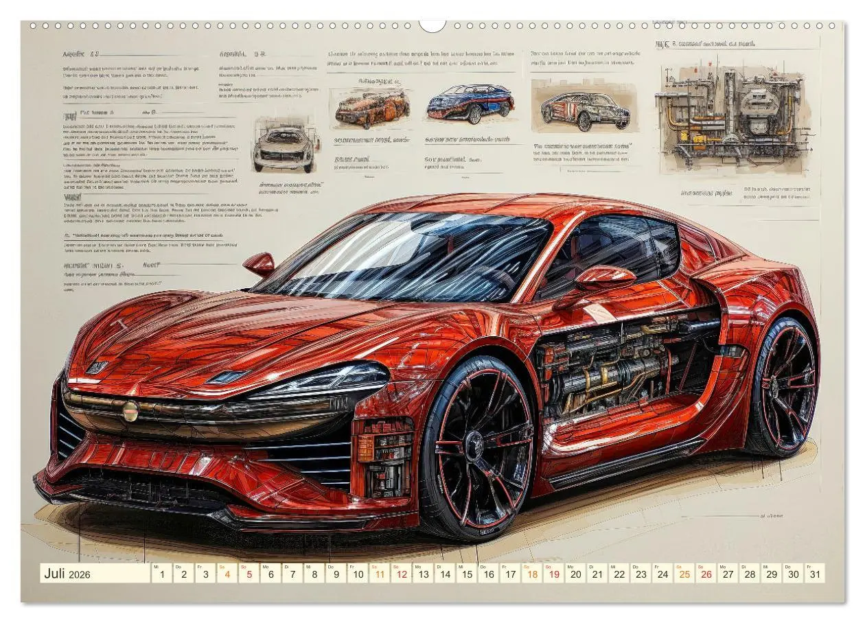 Bild: 9783457504406 | Blickpunkt Auto Design Zukunft (Wandkalender 2026 DIN A2 quer),...