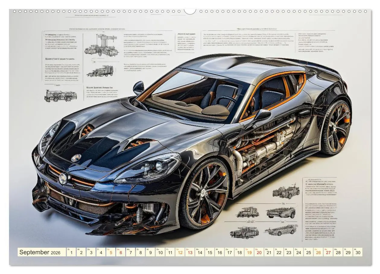 Bild: 9783457504406 | Blickpunkt Auto Design Zukunft (Wandkalender 2026 DIN A2 quer),...