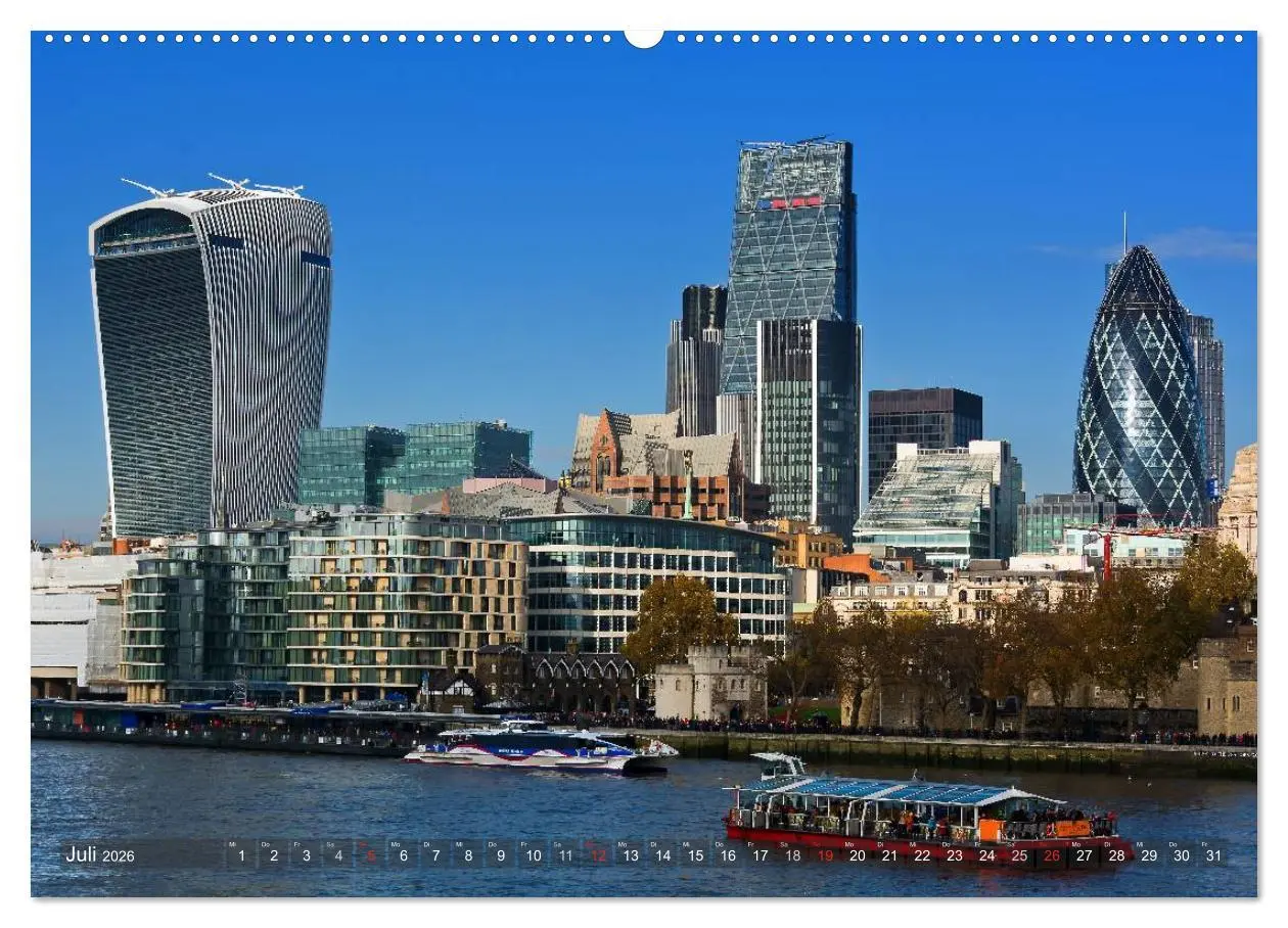 Bild: 9783516074406 | Londoner Perspektiven (hochwertiger Premium Wandkalender 2026 DIN...