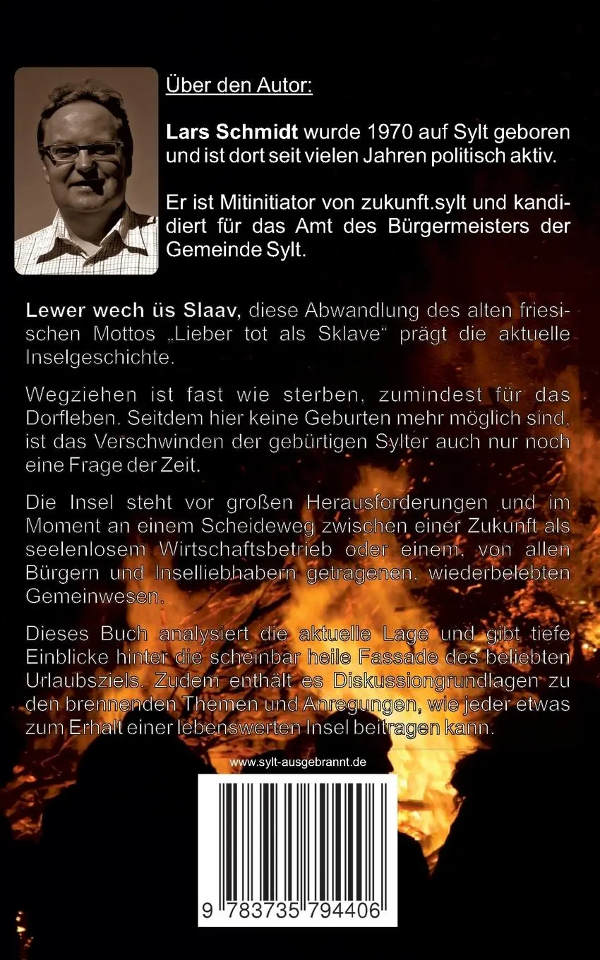 Rückseite: 9783735794406 | Sylt ausgebrannt. | Eine Insel zwischen Hoffnung und Realität. | Buch
