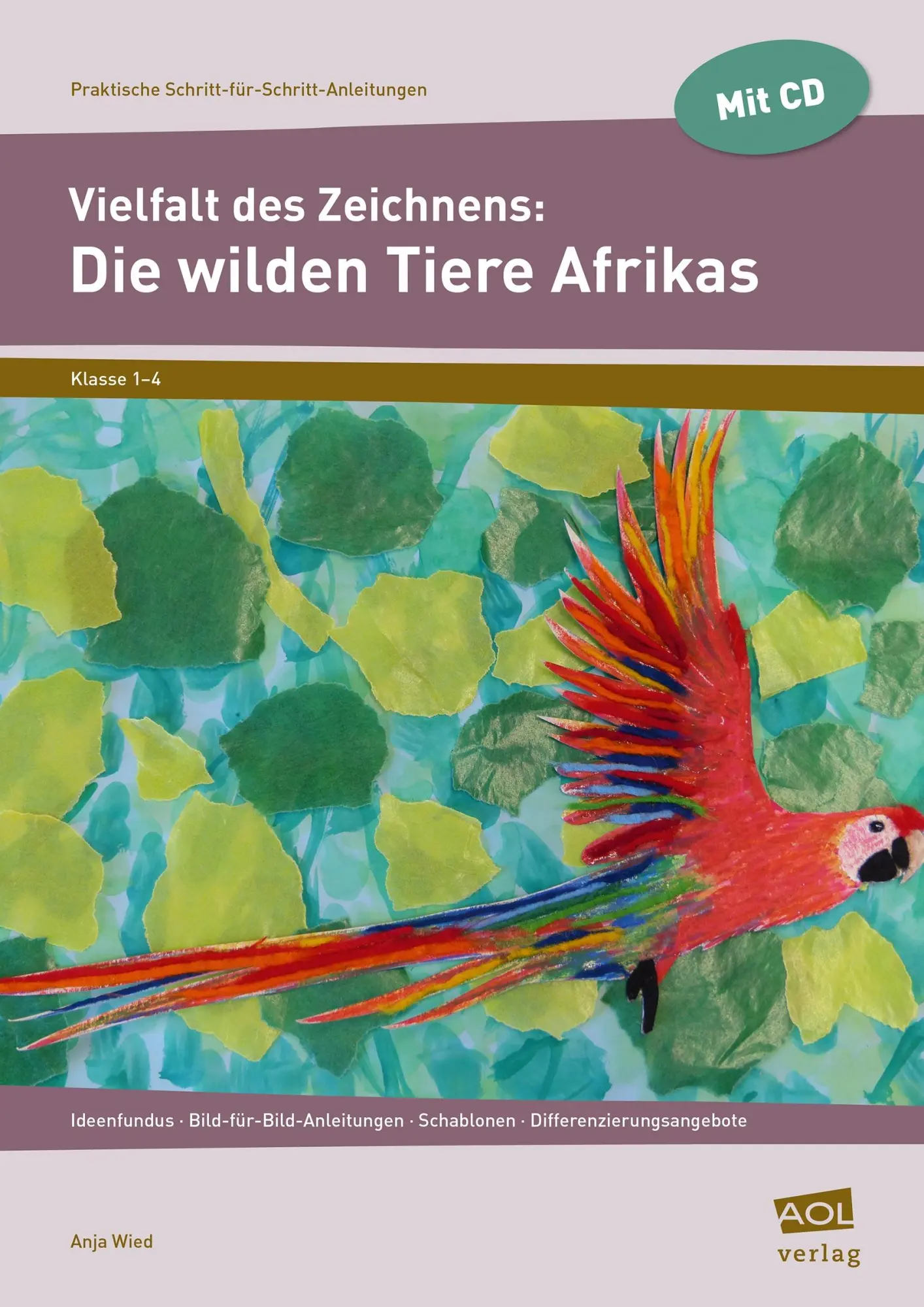 Cover: 9783403104506 | Vielfalt des Zeichnens: Die wilden Tiere Afrikas | Anja Wied | 63 S.