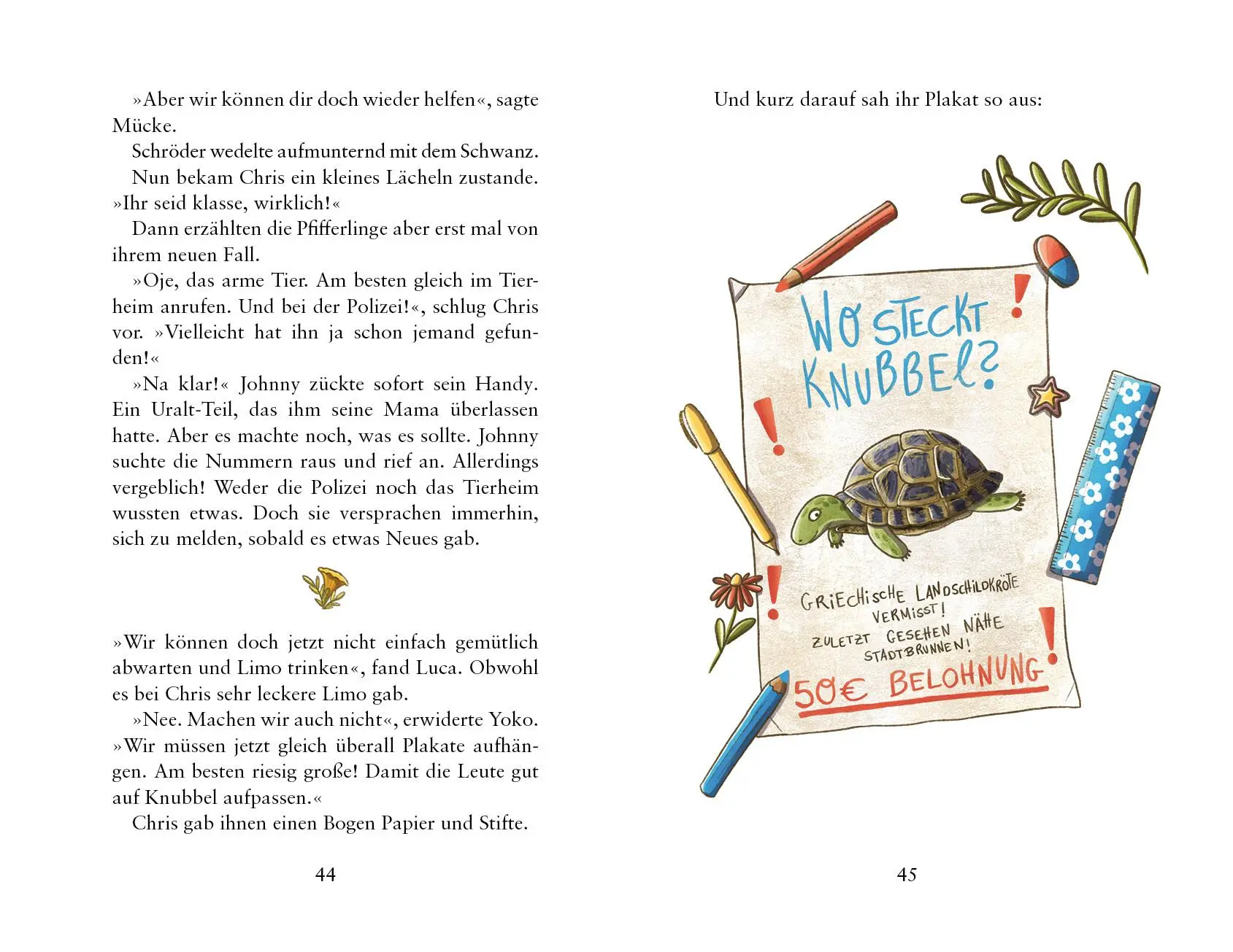 Bild: 9783423764506 | Die wilden Pfifferlinge - Schildkrötenalarm | Judith Allert | Buch