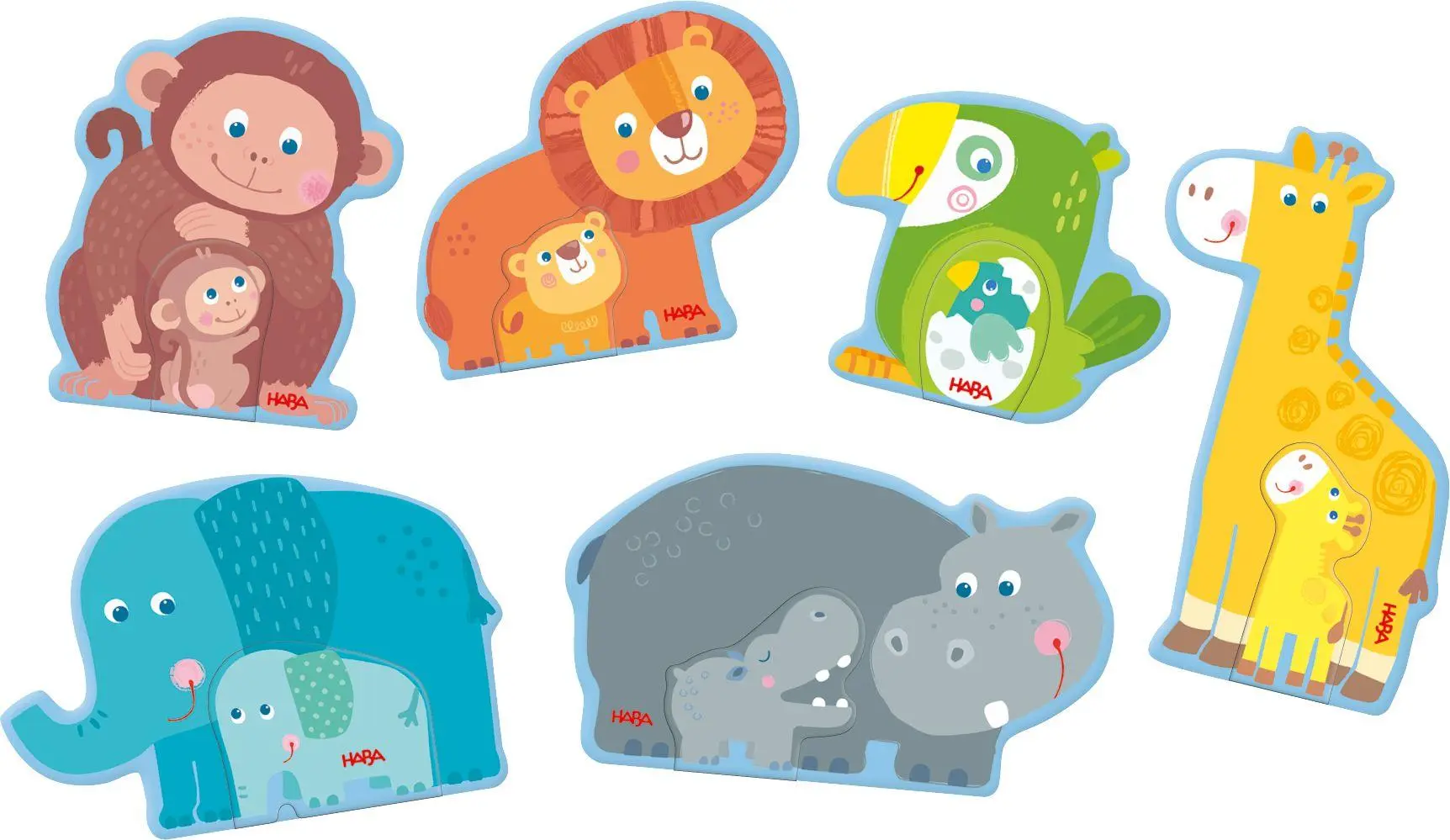 Bild: 4010168284606 | 6 erste Puzzles - Tierfamilie | Spiel | Deutsch | 2026