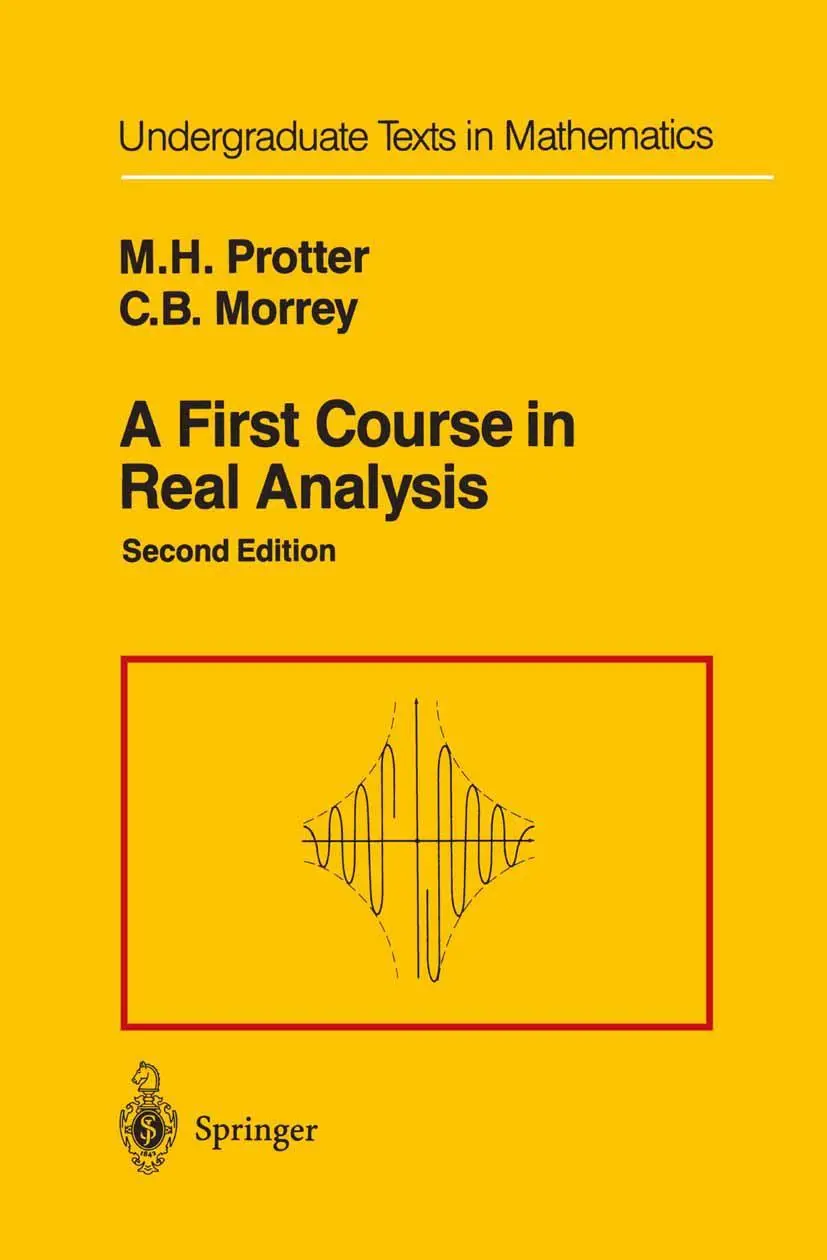Cover: 9781461264606 | A First Course in Real Analysis | Charles B. Jr. Morrey (u. a.) | Buch Cover: 9781461264606 | A First Course in Real Analysis | Charles B. Jr. Morrey (u. a.) | Buch