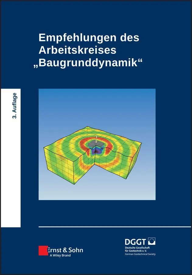 Cover: 9783433034606 | Empfehlungen des Arbeitskreises "Baugrunddynamik" | V. | Buch | XVI