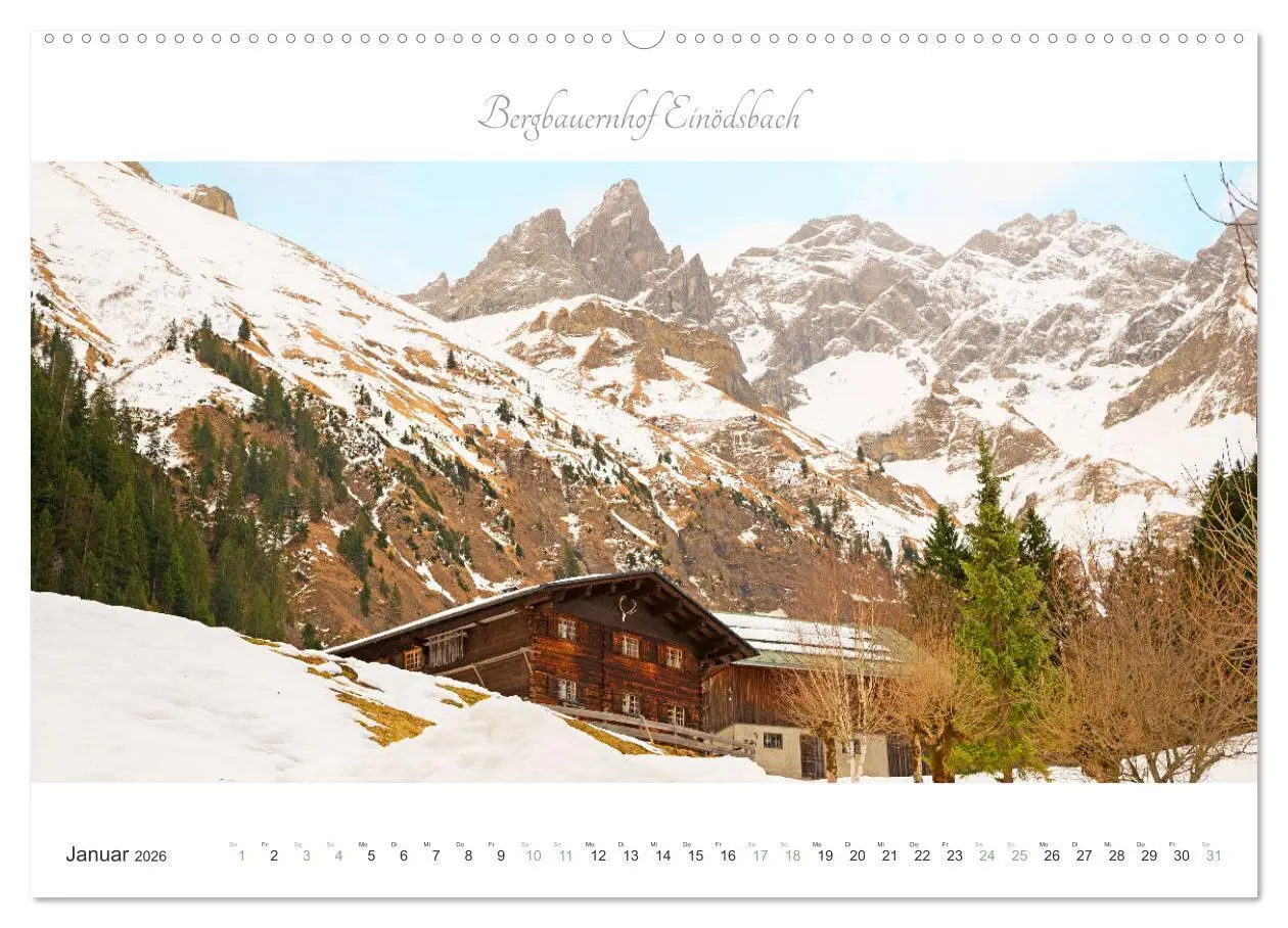 Bild: 9783457274606 | Wanderlust Oberstdorf (Wandkalender 2026 DIN A2 quer), CALVENDO...