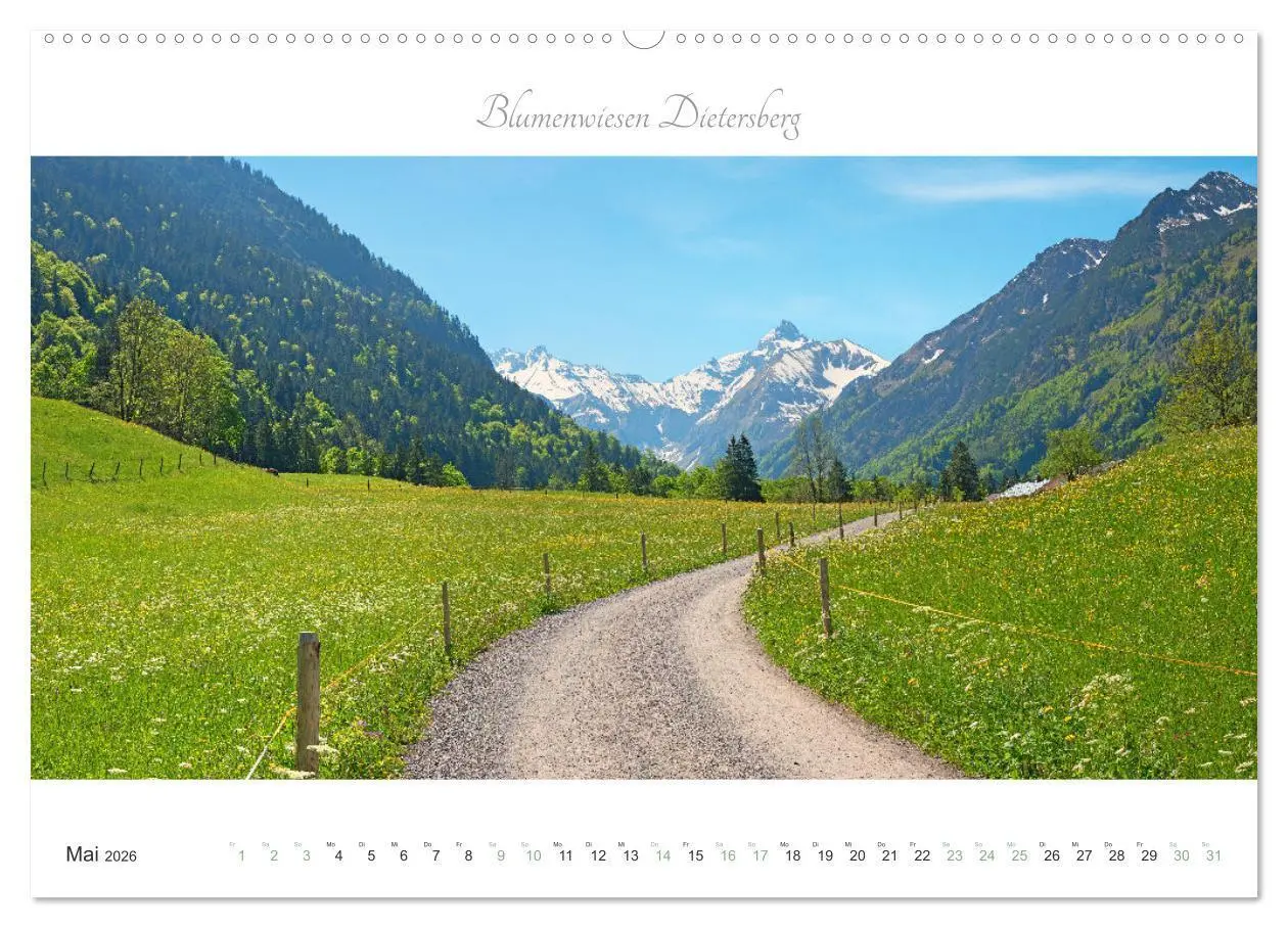 Bild: 9783457274606 | Wanderlust Oberstdorf (Wandkalender 2026 DIN A2 quer), CALVENDO...