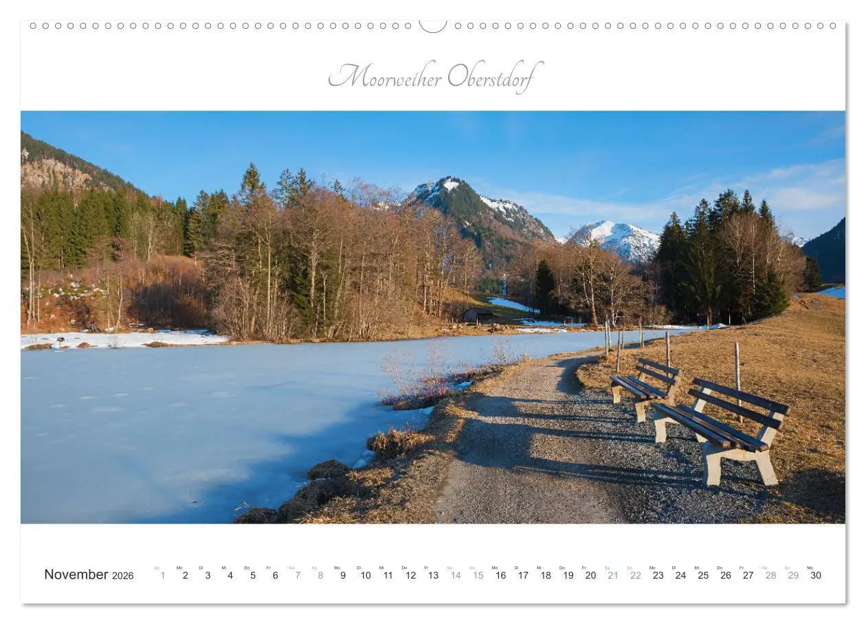 Bild: 9783457274606 | Wanderlust Oberstdorf (Wandkalender 2026 DIN A2 quer), CALVENDO...
