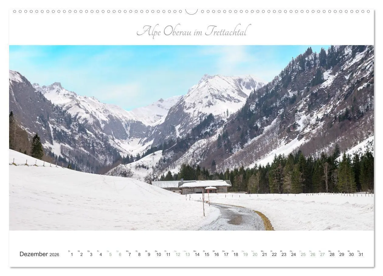 Bild: 9783457274606 | Wanderlust Oberstdorf (Wandkalender 2026 DIN A2 quer), CALVENDO...