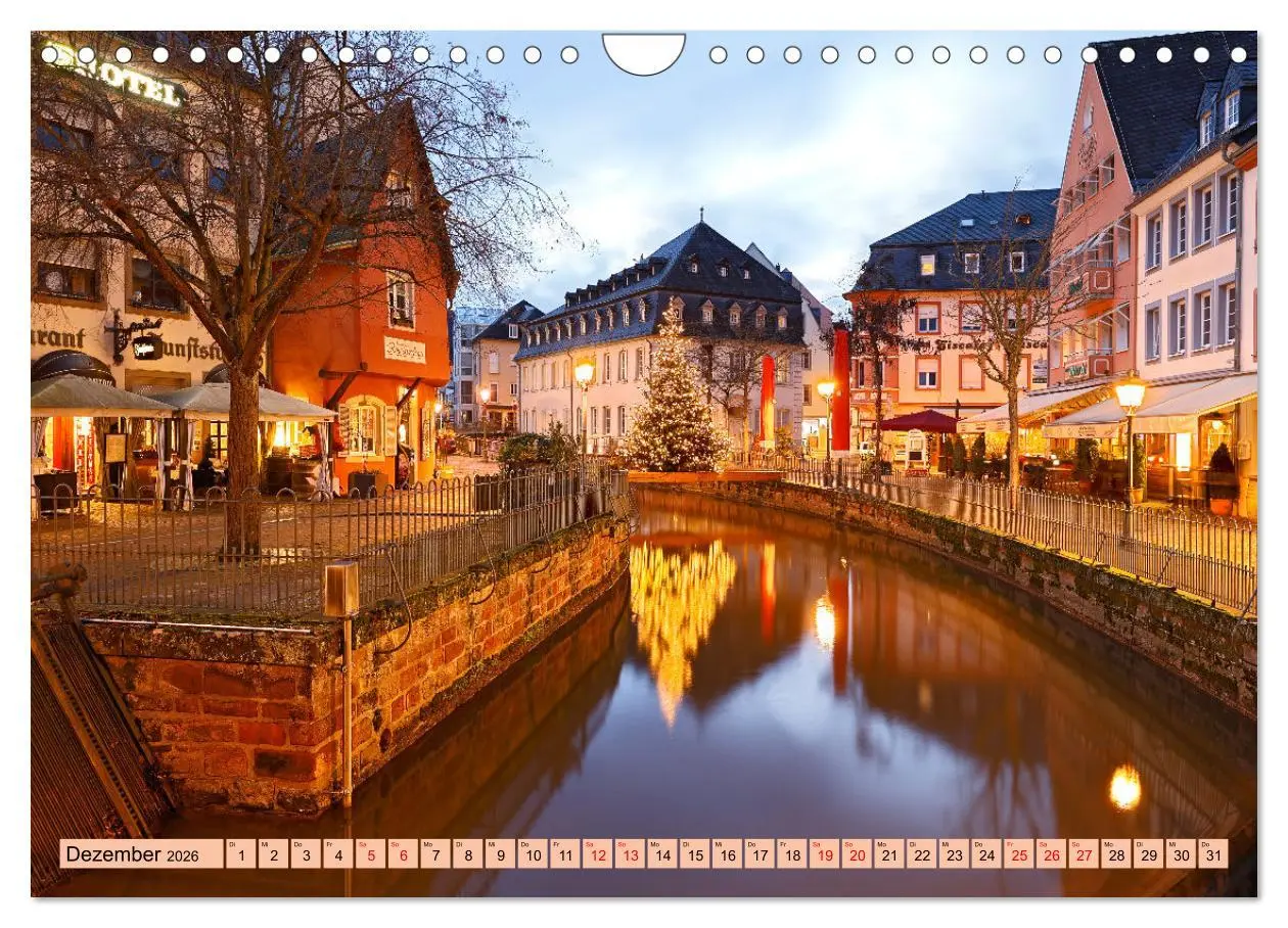 Bild: 9783457344606 | Idyllisches Saarburg (Wandkalender 2026 DIN A4 quer), CALVENDO...