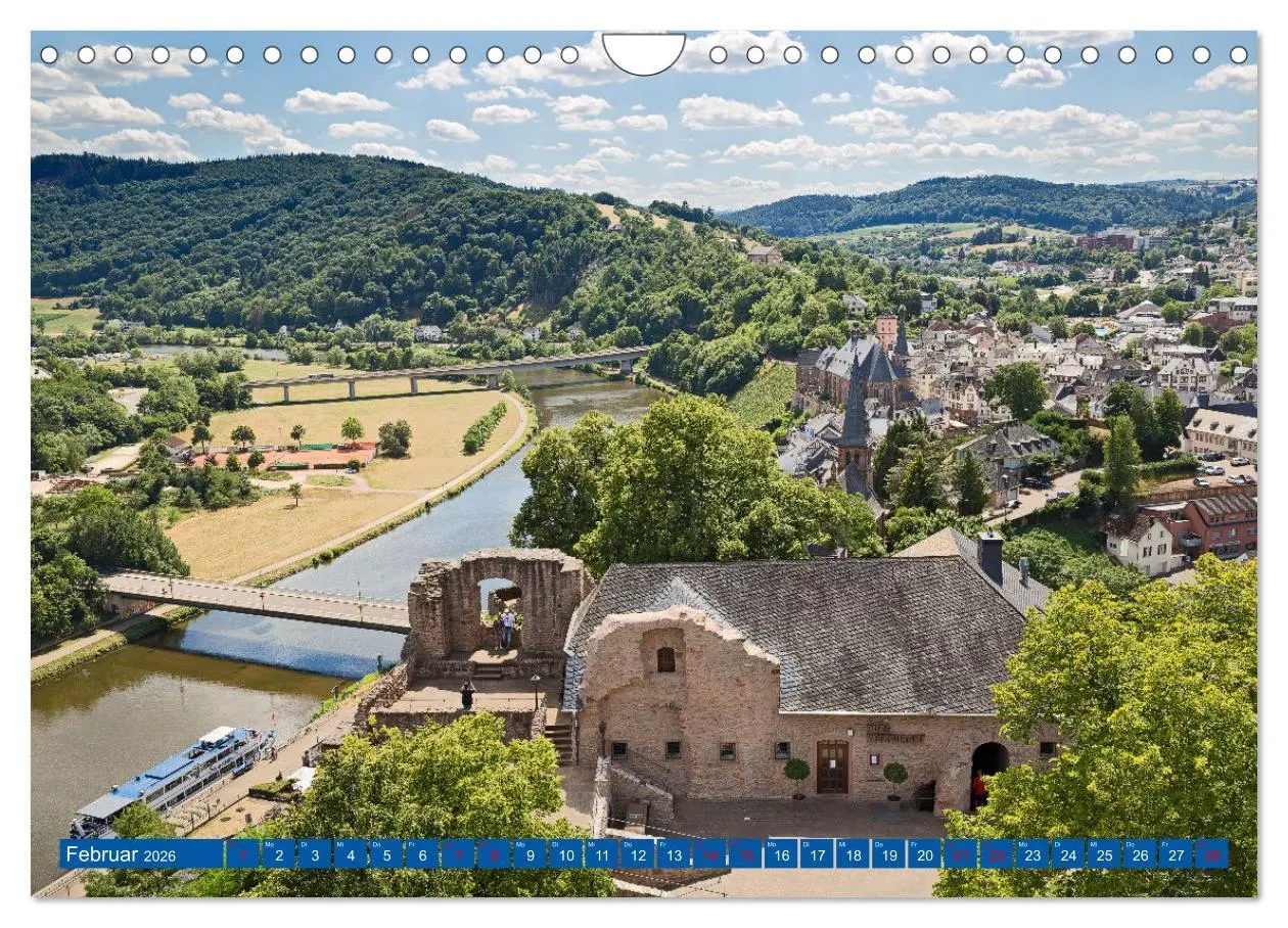 Bild: 9783457344606 | Idyllisches Saarburg (Wandkalender 2026 DIN A4 quer), CALVENDO...