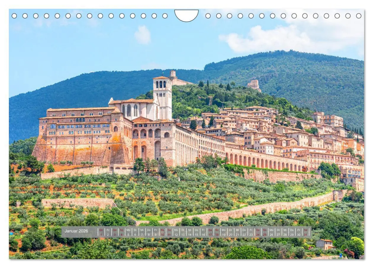 Bild: 9783457584606 | Umbrien - Das grüne Herz Italiens (Wandkalender 2026 DIN A4 quer),...
