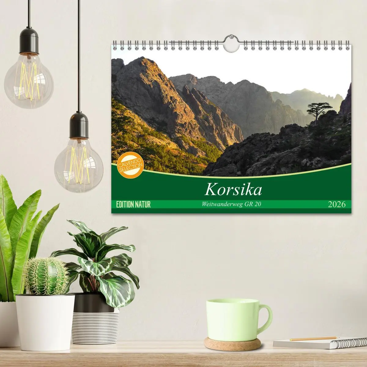 Bild: 9783457894606 | Korsika - Weitwanderweg GR 20 (Wandkalender 2026 DIN A4 quer),...