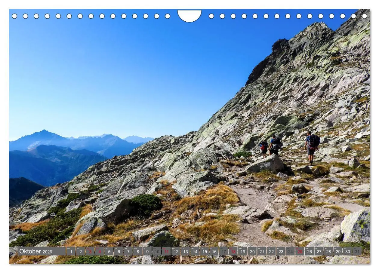 Bild: 9783457894606 | Korsika - Weitwanderweg GR 20 (Wandkalender 2026 DIN A4 quer),...