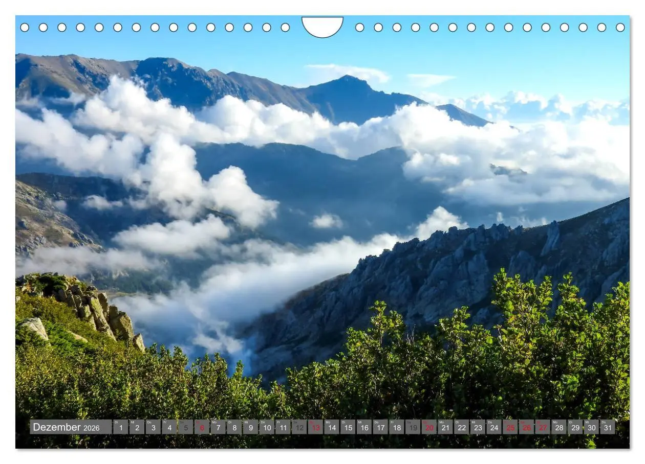 Bild: 9783457894606 | Korsika - Weitwanderweg GR 20 (Wandkalender 2026 DIN A4 quer),...