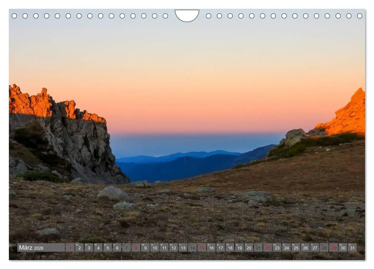 Bild: 9783457894606 | Korsika - Weitwanderweg GR 20 (Wandkalender 2026 DIN A4 quer),...
