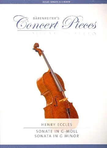 Cover: 9790006564606 | Cello Sonate g-Moll | Dt/engl, Bärenreiter's Concert Pieces | Eccles
