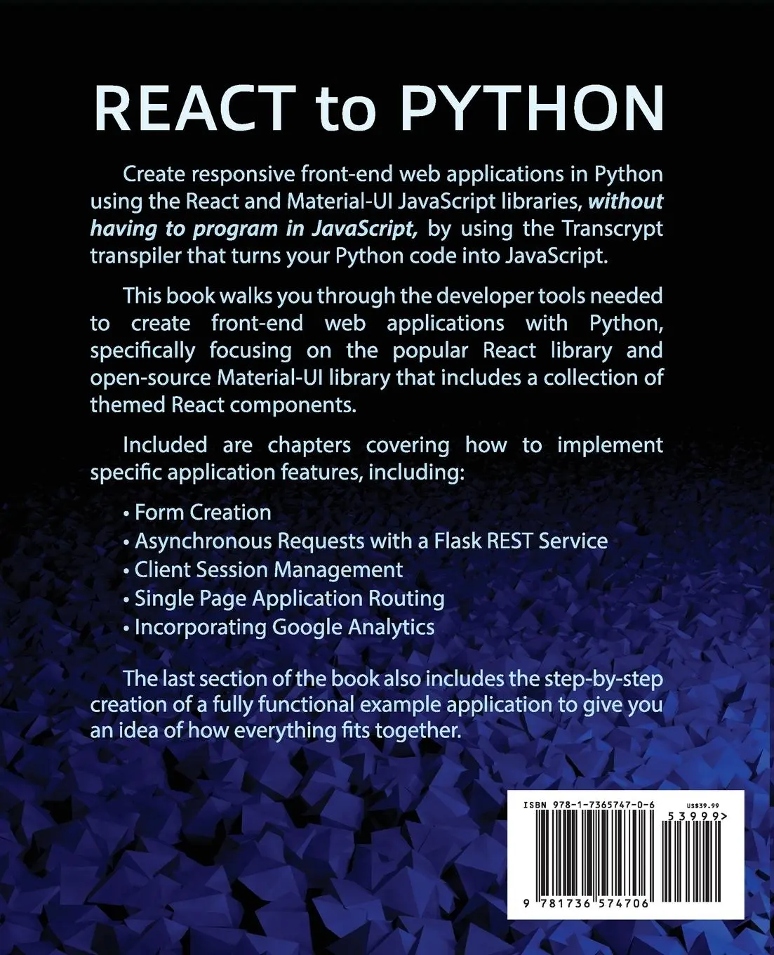 Rückseite: 9781736574706 | React to Python | John Sheehan | Taschenbuch | Englisch | 2021
