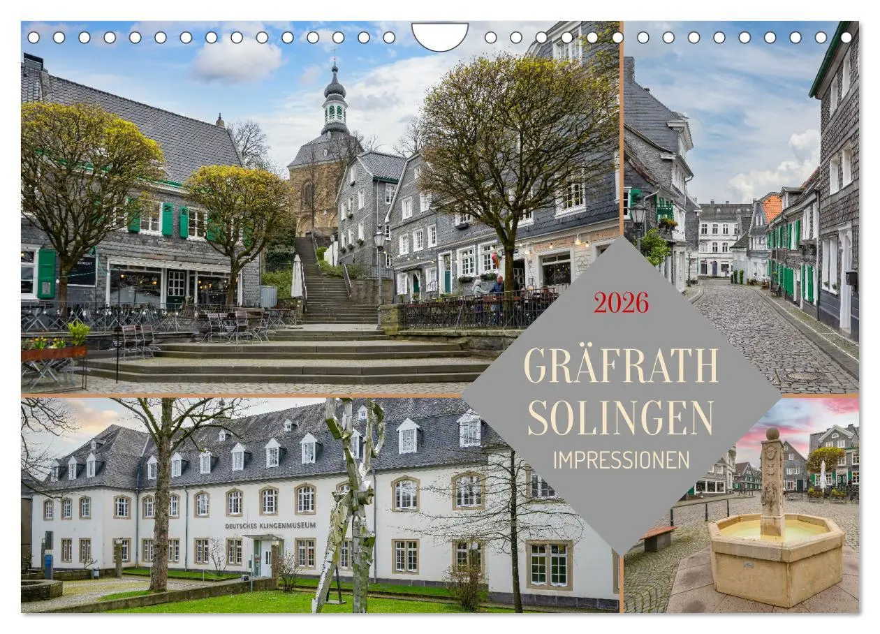 Cover: 9783457334706 | Solingen-Gräfrath Impressionen (Wandkalender 2026 DIN A4 quer),...