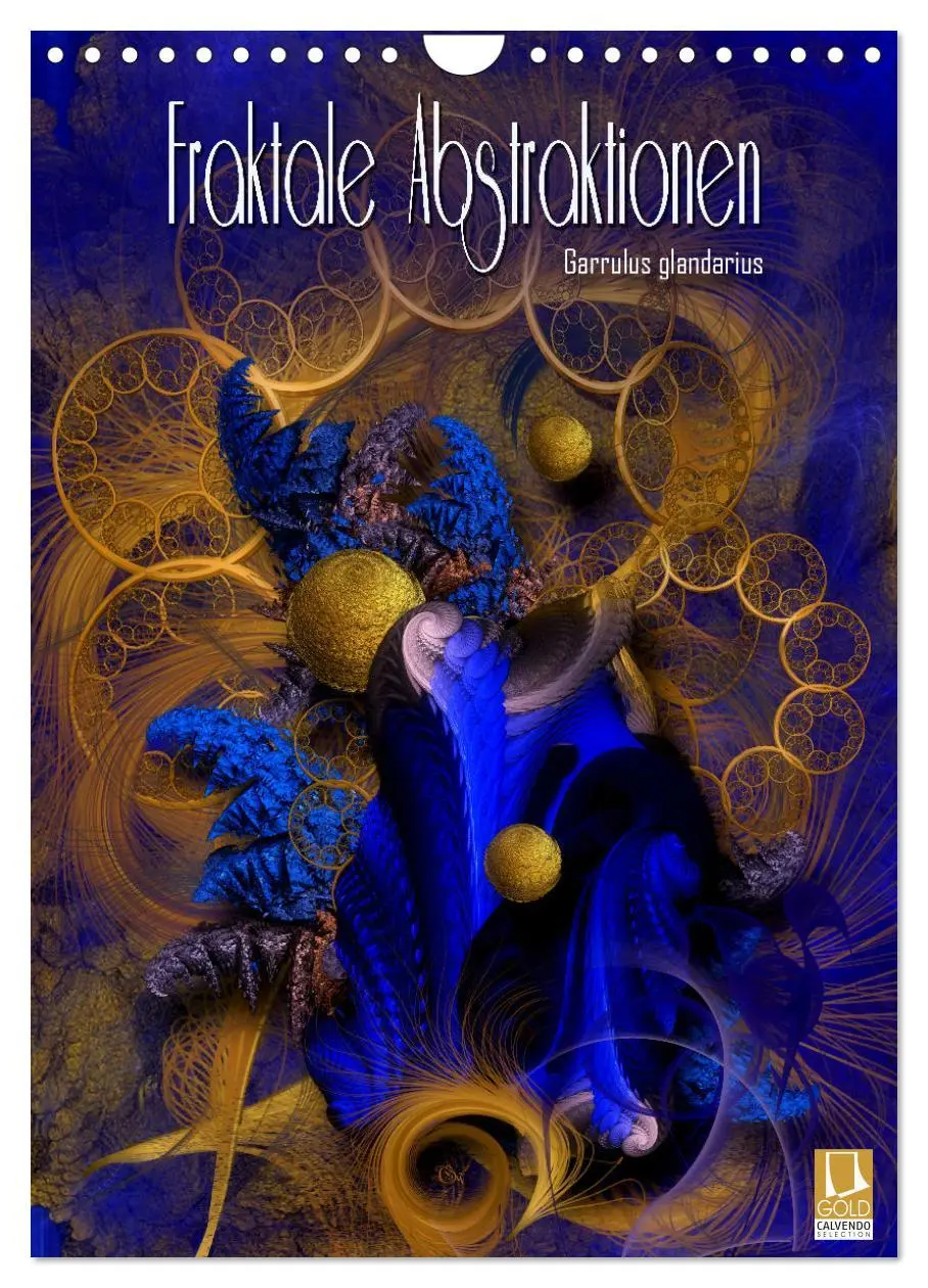 Cover: 9783516354706 | Fraktale Abstraktionen (Wandkalender 2026 DIN A4 hoch), CALVENDO...