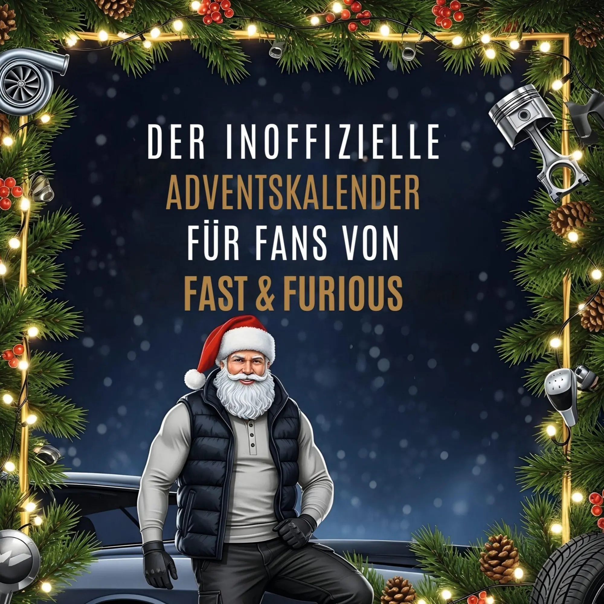 Cover: 9783695314706 | Der inoffizielle Adventskalender für Fans von Fast &amp; Furious | Fuchs