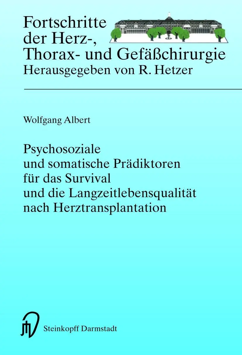 Cover: 9783798514706 | Psychosoziale und somatische Prädiktoren für das Survival und die...