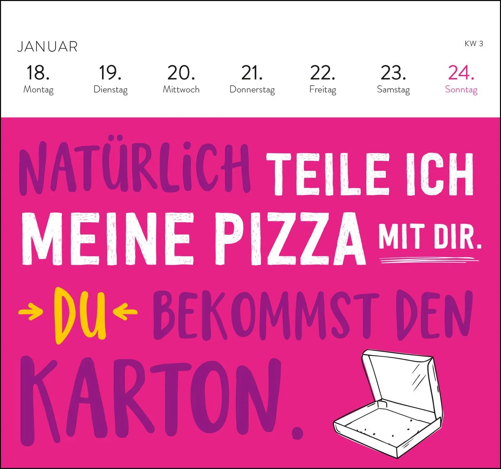 Bild: 4036442014806 | Postkartenkalender 2027: Falls mich jemand sucht: Ich bin im Eimer