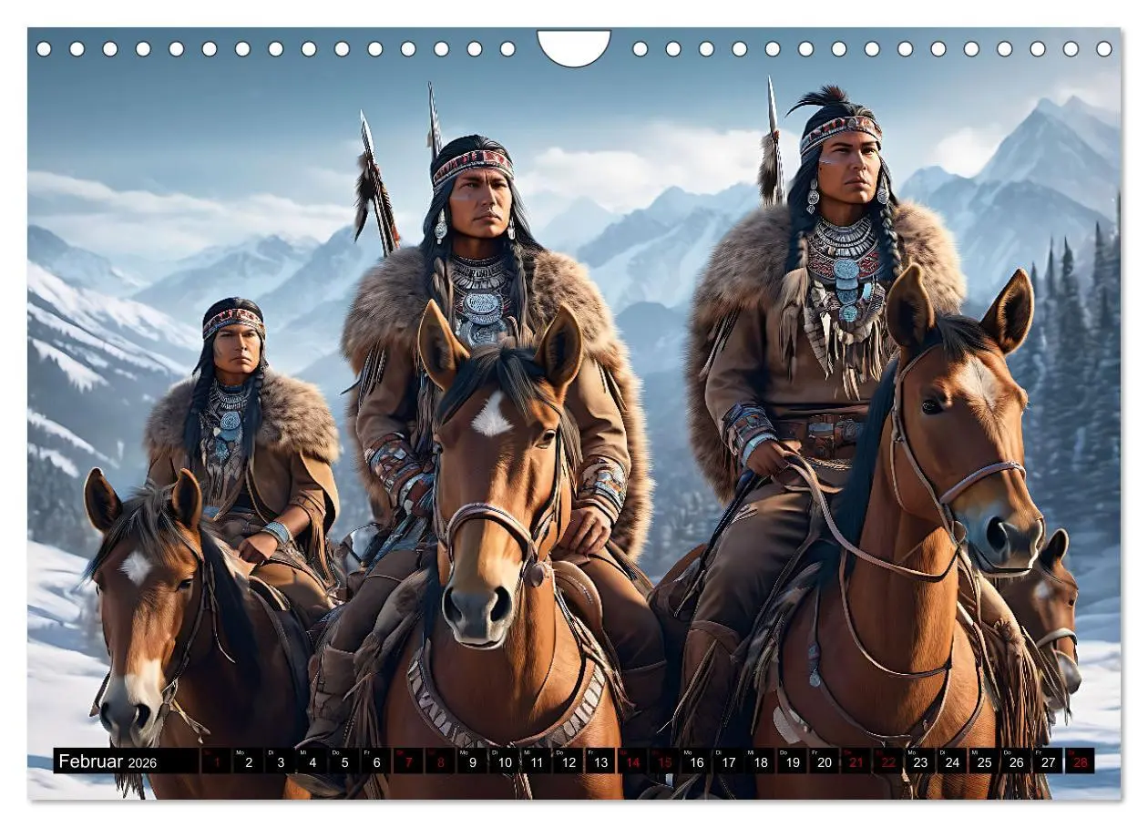 Bild: 9783457324806 | Im weiten Land der Indianer (Wandkalender 2026 DIN A4 quer),...