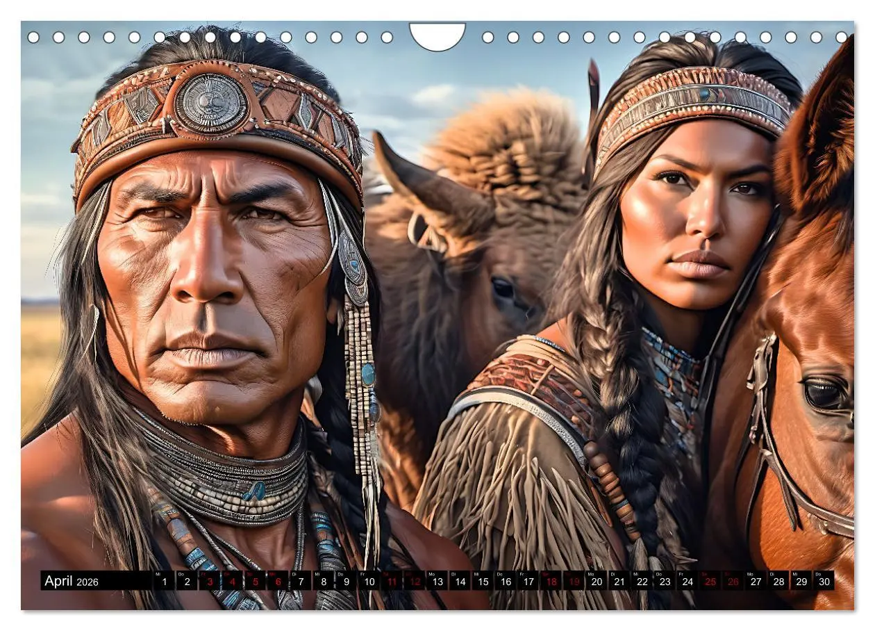 Bild: 9783457324806 | Im weiten Land der Indianer (Wandkalender 2026 DIN A4 quer),...