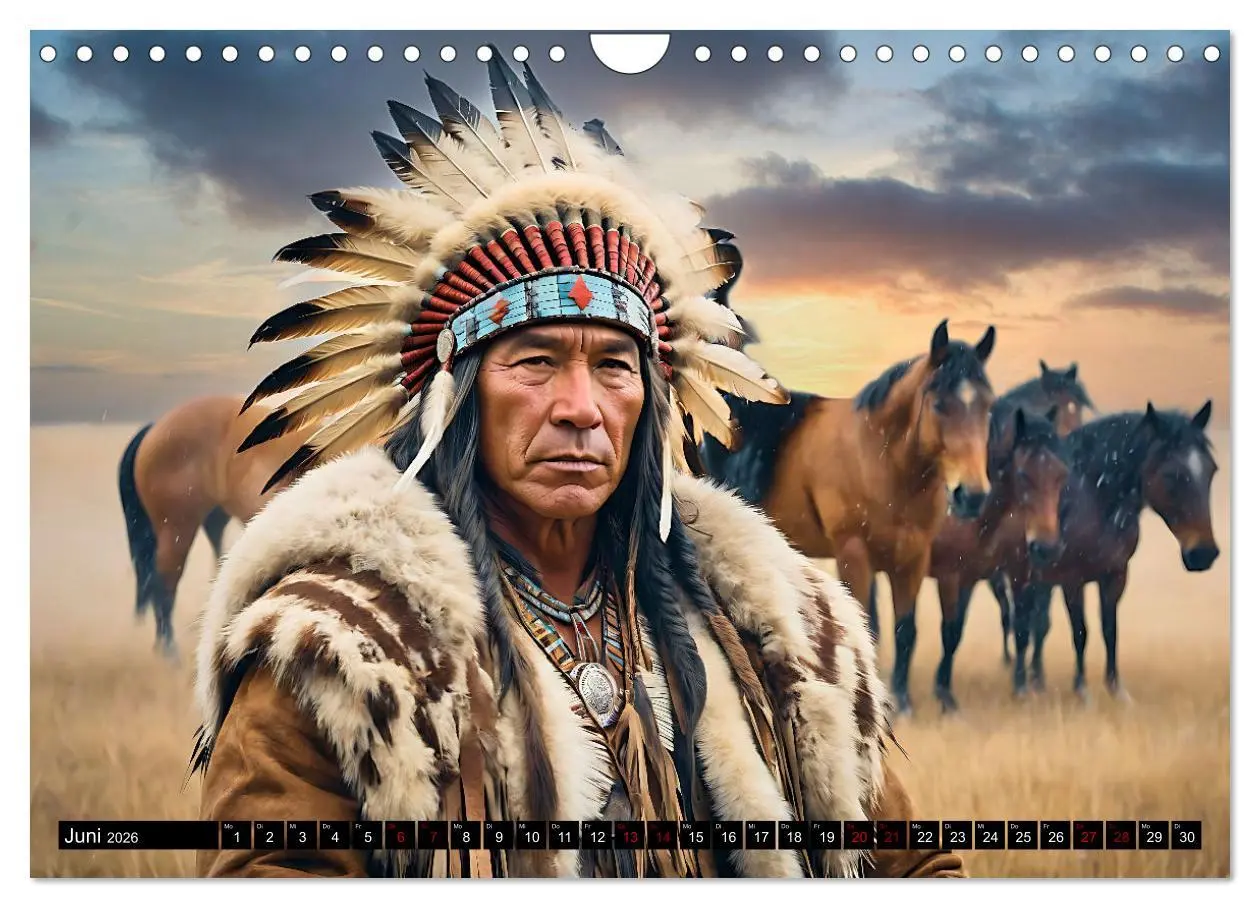 Bild: 9783457324806 | Im weiten Land der Indianer (Wandkalender 2026 DIN A4 quer),...
