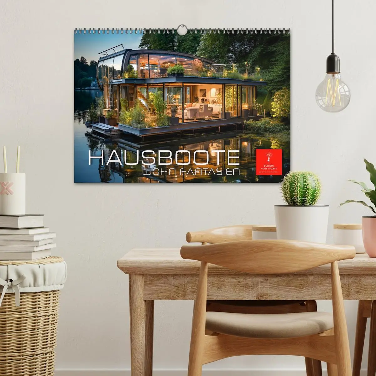Bild: 9783457494806 | Hausboote Wohn Fantasien (Wandkalender 2026 DIN A3 quer), CALVENDO...