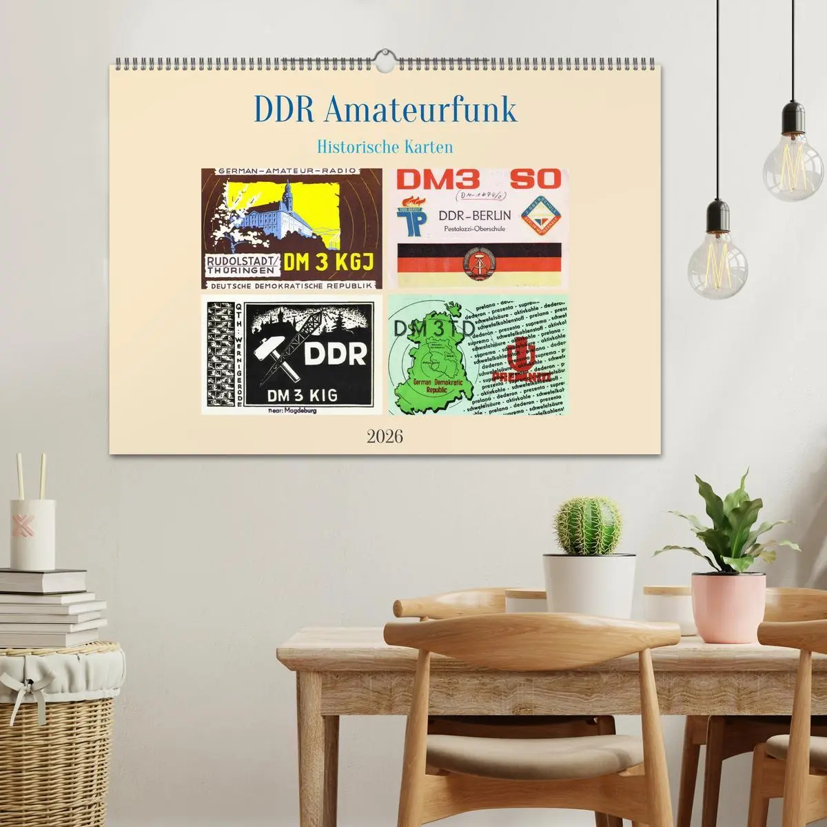 Bild: 9783457564806 | DDR Amateurfunk Historische Karten (Wandkalender 2026 DIN A2 quer),...