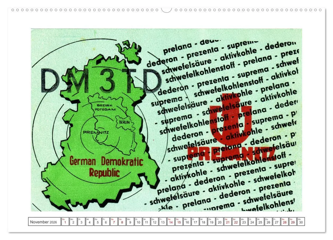 Bild: 9783457564806 | DDR Amateurfunk Historische Karten (Wandkalender 2026 DIN A2 quer),...