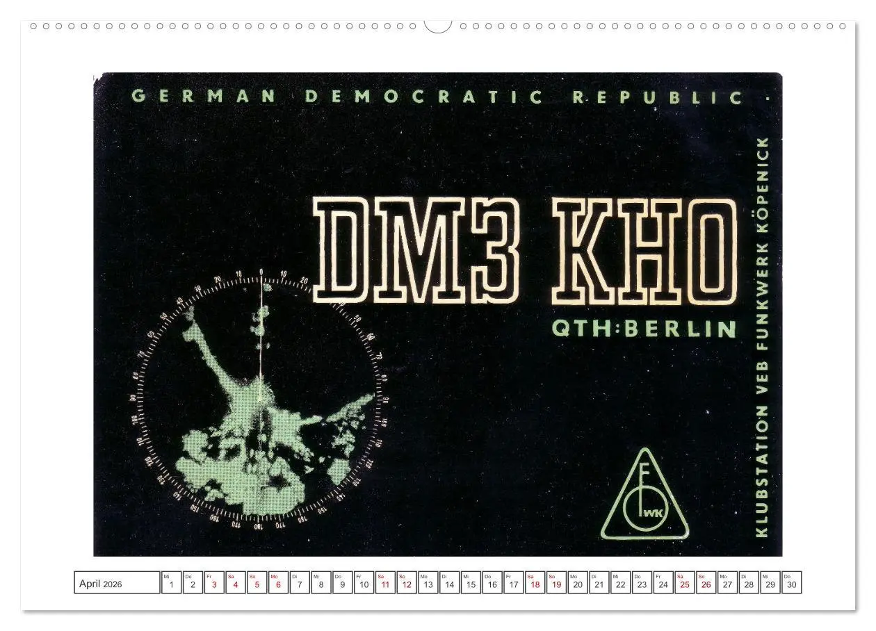 Bild: 9783457564806 | DDR Amateurfunk Historische Karten (Wandkalender 2026 DIN A2 quer),...