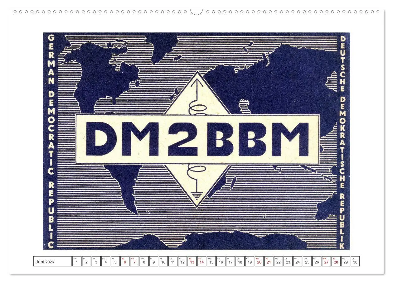 Bild: 9783457564806 | DDR Amateurfunk Historische Karten (Wandkalender 2026 DIN A2 quer),...