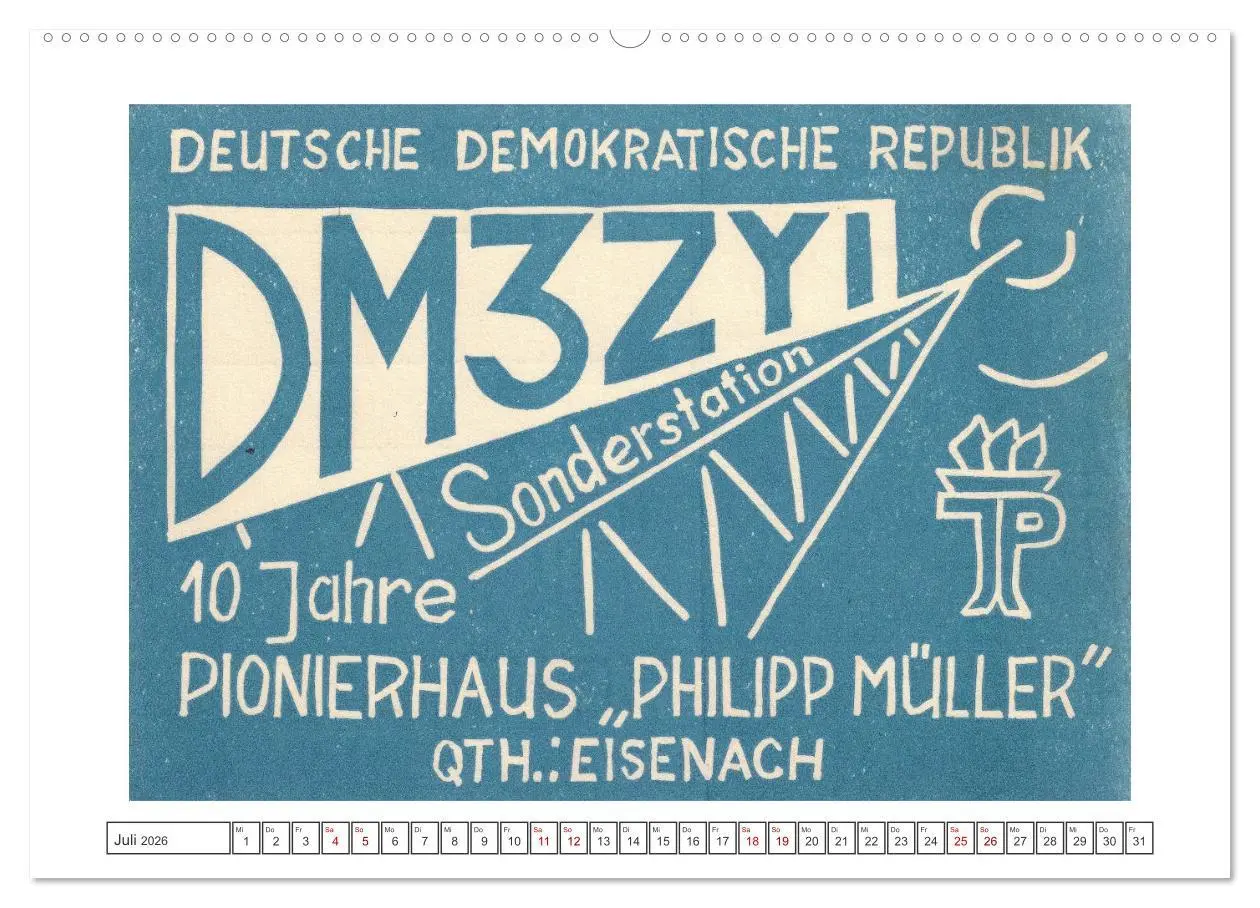 Bild: 9783457564806 | DDR Amateurfunk Historische Karten (Wandkalender 2026 DIN A2 quer),...