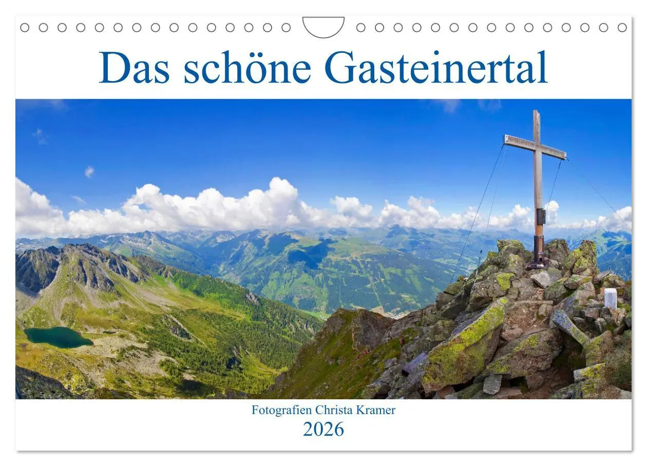 Cover: 9783457944806 | Das schöne Gasteinertal (Wandkalender 2026 DIN A4 quer), CALVENDO...