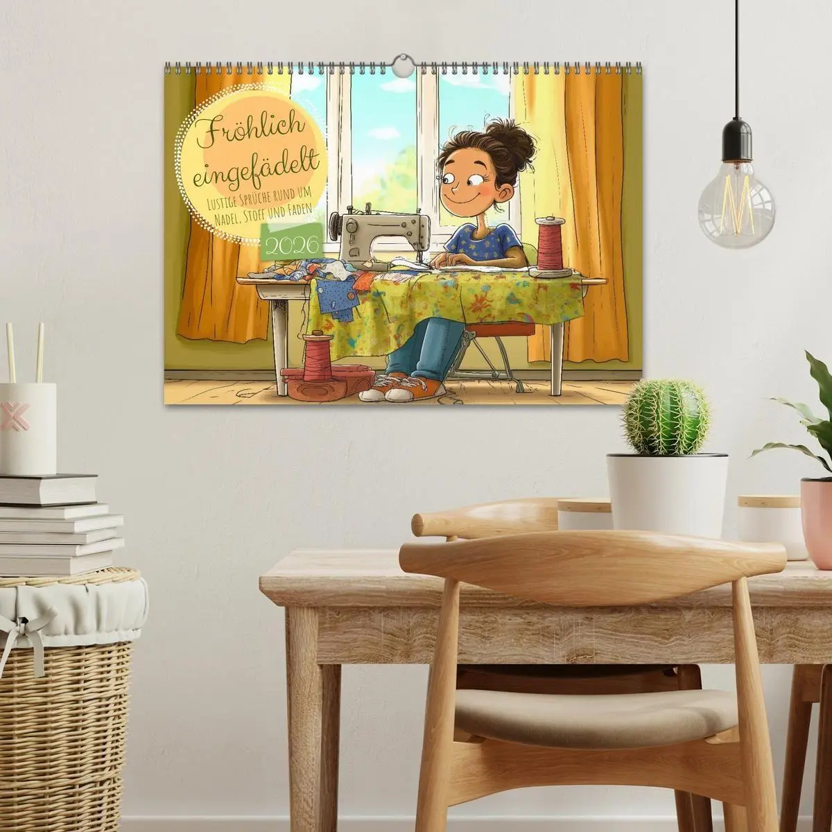 Bild: 9783516654806 | Fröhlich eingefädelt (Wandkalender 2026 DIN A3 quer), CALVENDO...